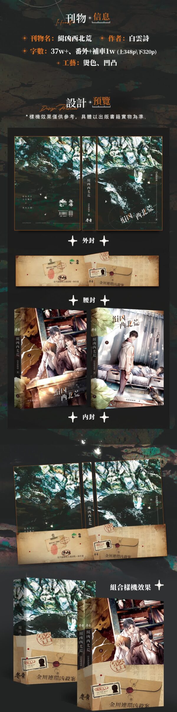 【現貨/赠加固包装】緝兇西北荒 | 缉凶西北荒 | 特簽版 | 白雲詩詩詩 | 旭儒 | 原耽 | BL