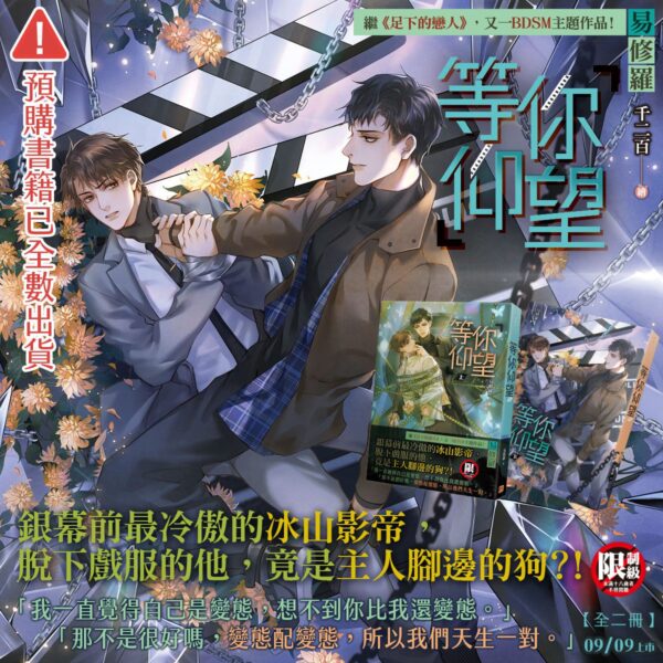 【現貨/赠加固包装】等你仰望 | 豎排 | 易修羅 | 平心 | 原耽 | 无删减 | BL